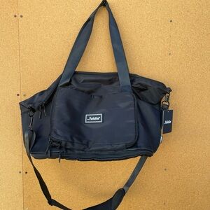 Black NWT The Foldie Travel Bag